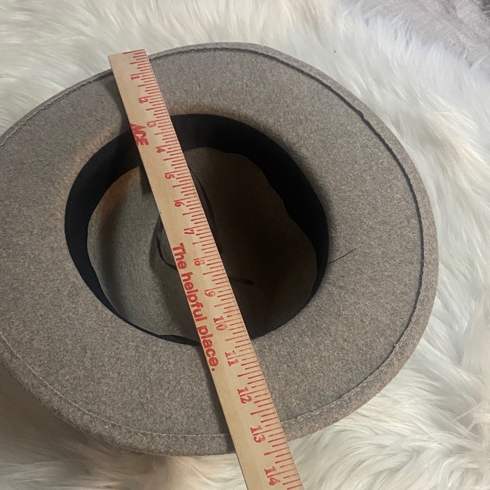 Stylish Gray Fedora Wool Blend Women’s  Hat - Picture 7 of 9